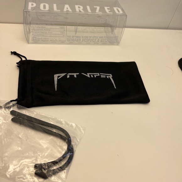 Brand New Pit Viper Orange/Yellow/Blue With Bag And Ear Loops - Picture 4 of 7